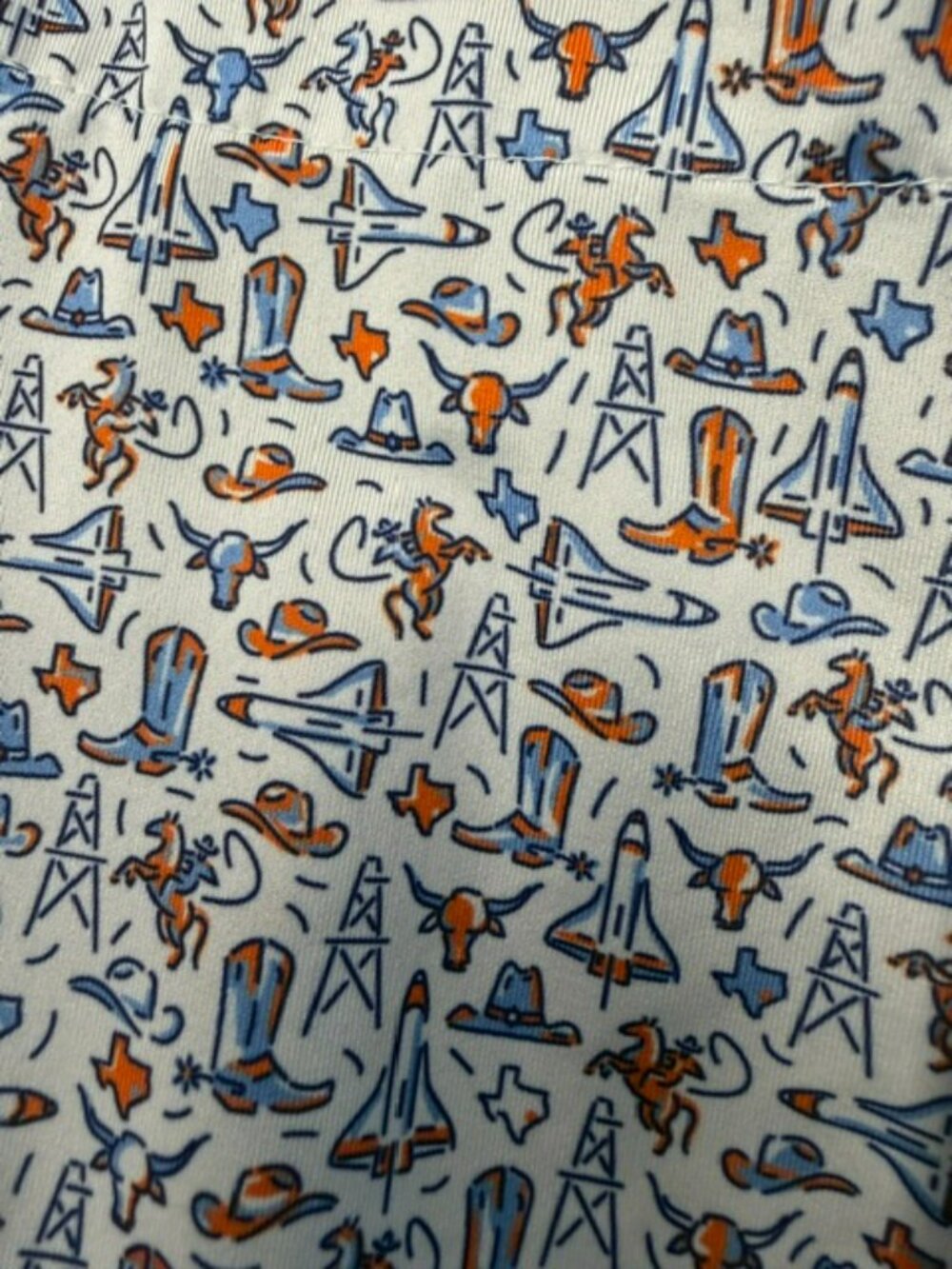 RHOBACK The Space City Houston Texas Cowboy Golf Polo Shirt XXXL - Picture 4 of 6